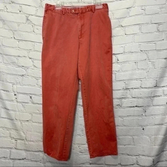 Peter Millar Salmon Color Wide Leg Pants size 33 - Picture 1 of 8